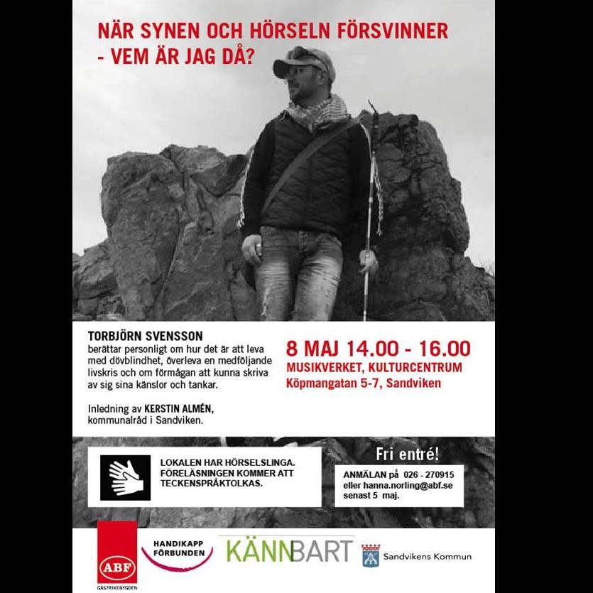 Föreläsning: När synen och hörseln försvinner, vem är jag då?