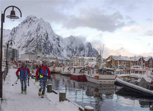  &copy; Photo: Kai-Otto Melau, Lofoten Skimo // The Arctic Triple