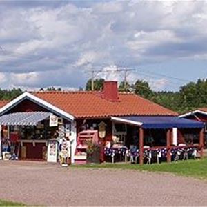 Exterior of the campsite of Siljansnäs camping.