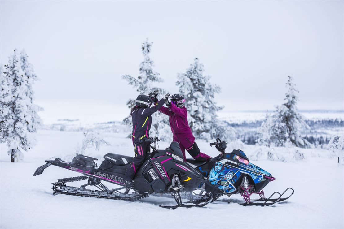 Skoterparadis i Lofsdalen