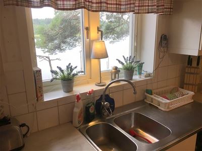 A sink in the kitchen.
