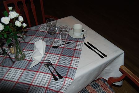 Table for dinner.
