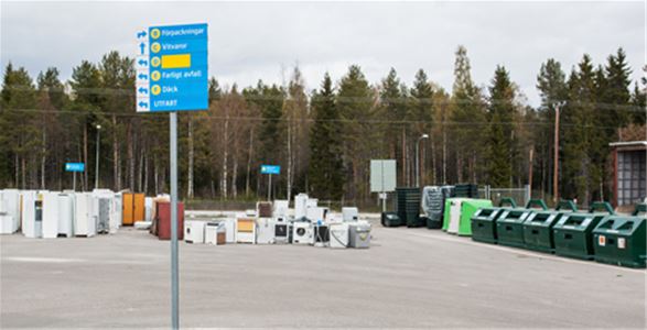 Homons Återvinningscentral, Jättendal, Nordanstigs Kommun