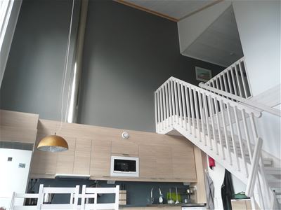 Stairs to the upper floor.