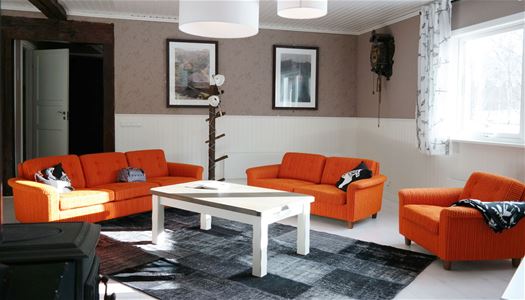 Lounge with sofas.