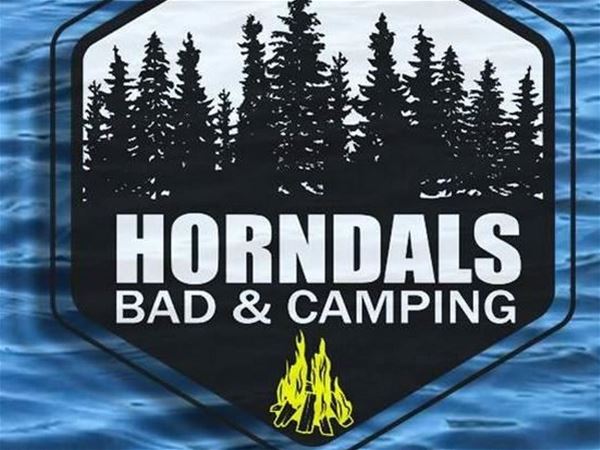 Horndals bad och camping logga. 