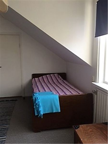 Single bed on the top floor. 