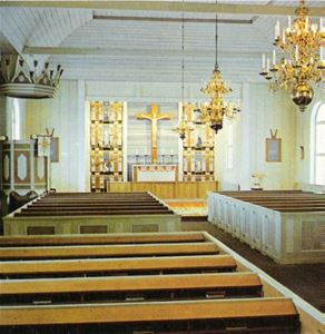 Särna church interior