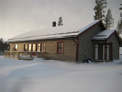 Exterior of an cottage in Idre.