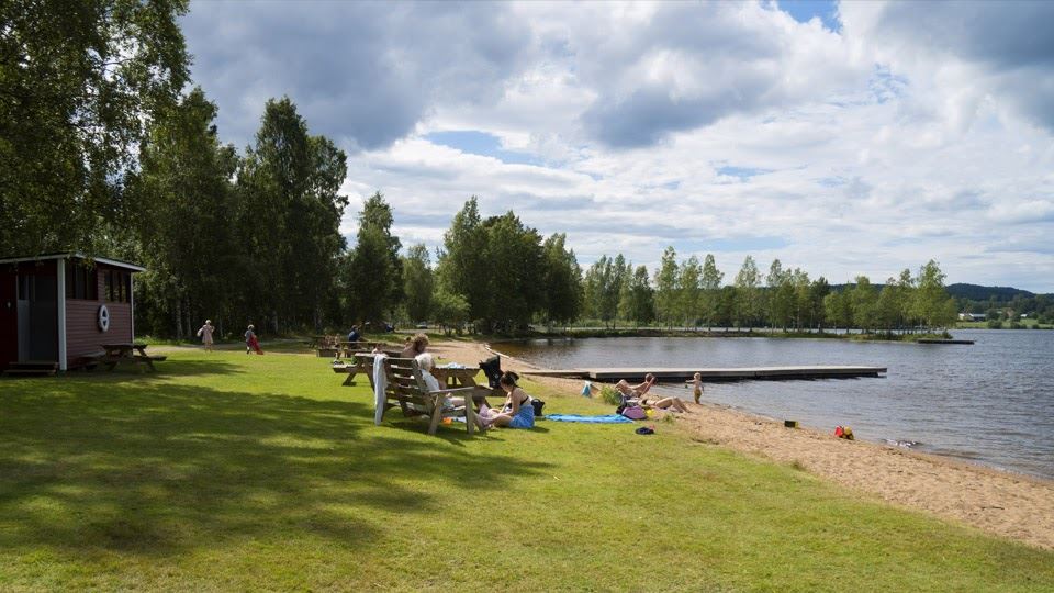 Bad - Skogsand insjöbad