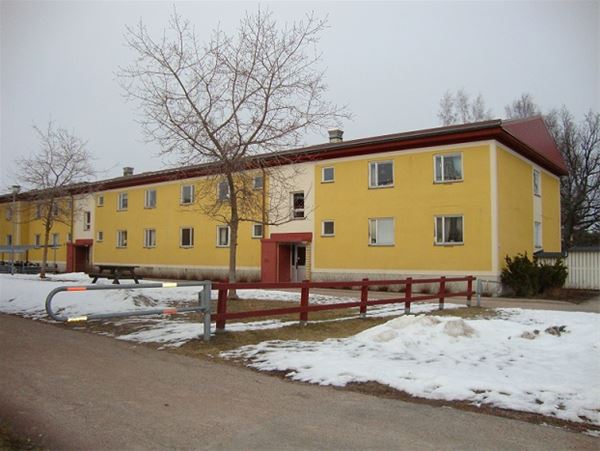 Vasaloppslogi. Lägenhet M158, Monumentsvägen, Mora 