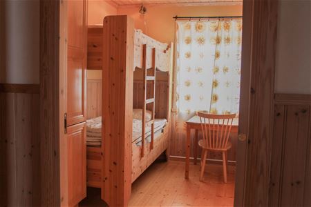 bedroom with a bunk bed.