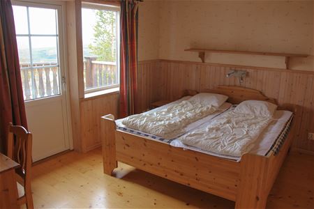 bedroom with a double bed.
