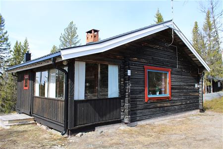 Exterior of a cottage in Gammelsätervallen.
