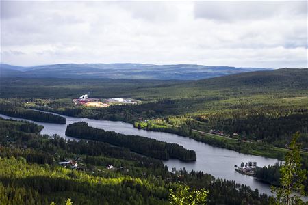 Utsikt in mot Älvdalen.