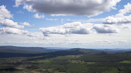 Utsikt från Hykjeberg.