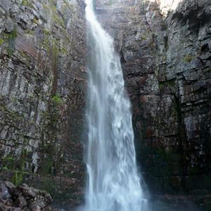 Njupeskärs vattenfall vid Fulufjället.