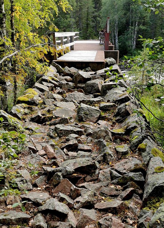 Stoney path and bridge