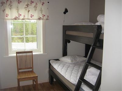 bedroom with a bunk bed.