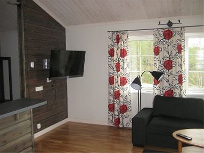 Tv in the living room.