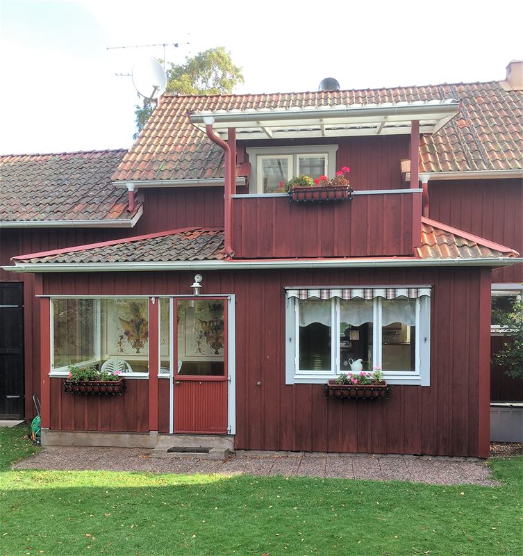 Exterior of a cottage in Leksand.