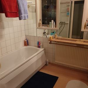 Bathroom  with a bathtub.