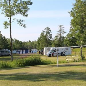 Eckerö Camping, motorhomes and caravans