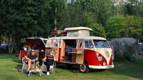 Hedesunda Camping,  &copy; Hedesunda Camping, Hedesunda Camping Folkvagnsbuss 