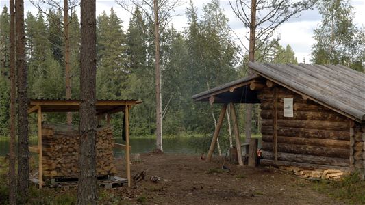 Nature camp in Älvdalens municipality.