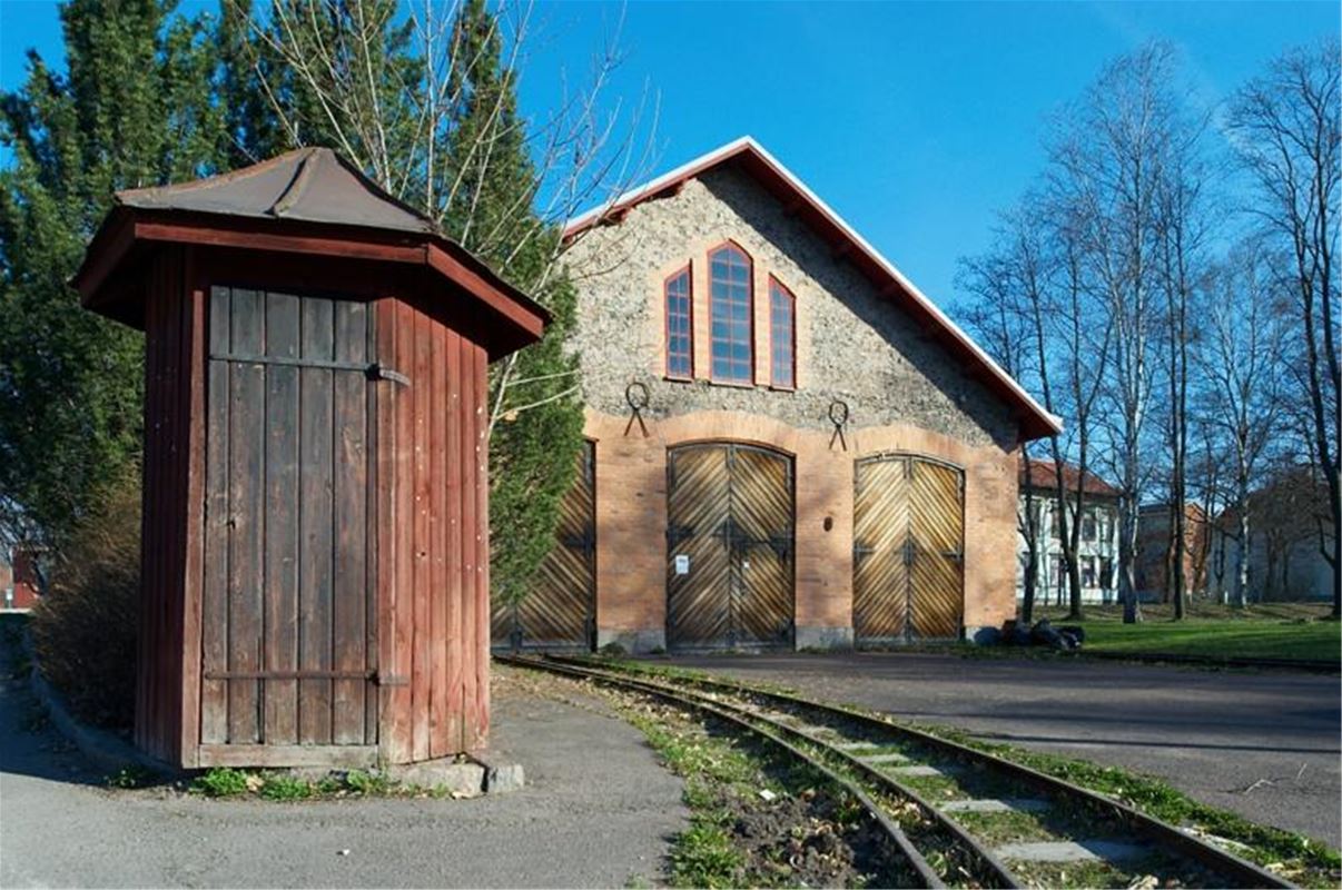Old locomotive shed.
