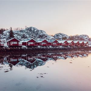 The waterfront cabins (rorbu)