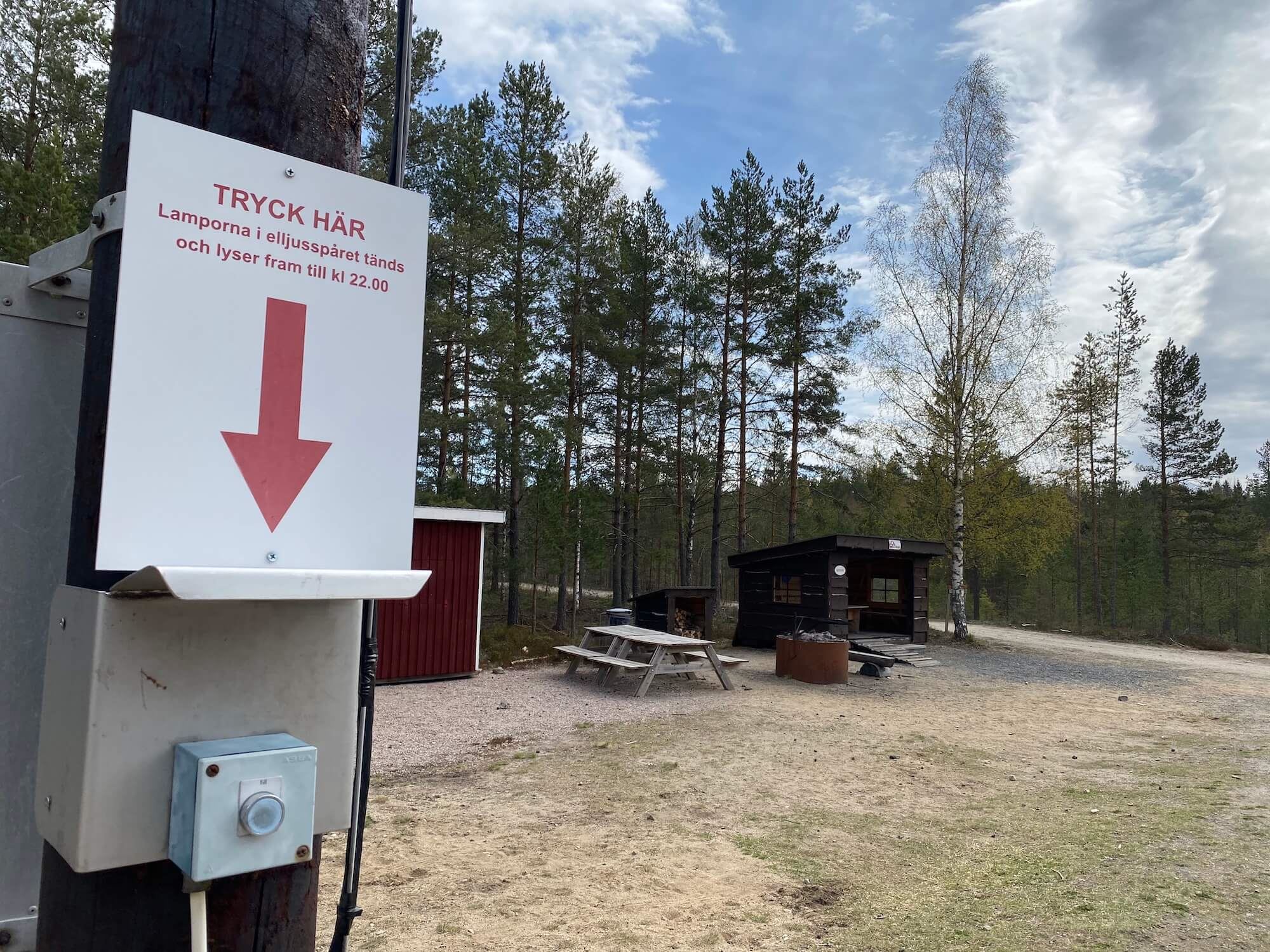 Träna utomhus utanför Gävle i Gästrikland - Foto Hedenstugan