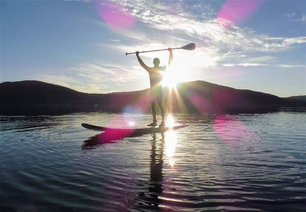  &copy; Jæger Adventure Camp, Stand Up Paddling on a sunny day 