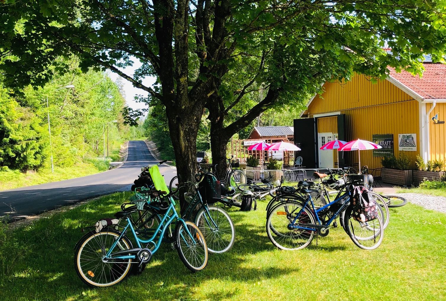 Cyklar att hyra - Foto PerOlovGården