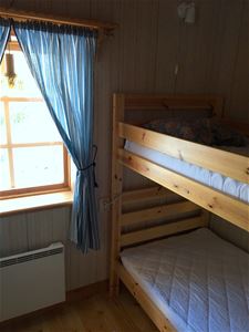 Bedroom with a bunk bed.