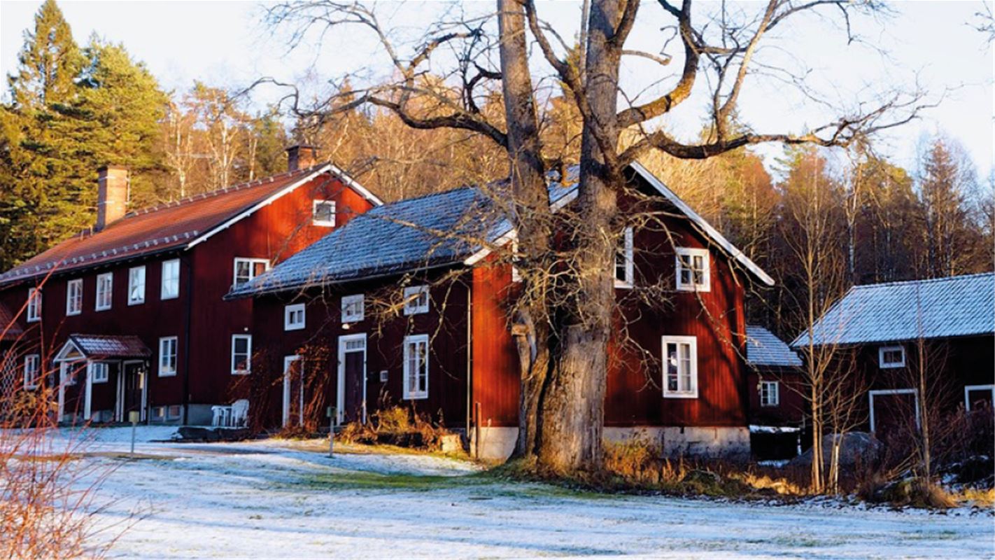 Röda hus.