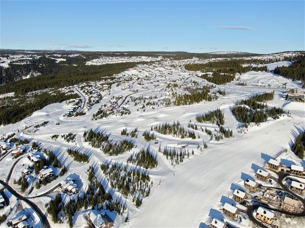 Ski cross in Hafjell ski stadium