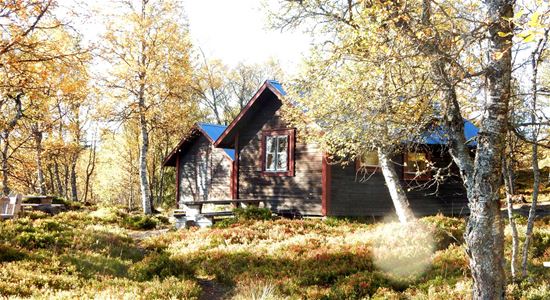 The northern and southern cottage at Särsjön.