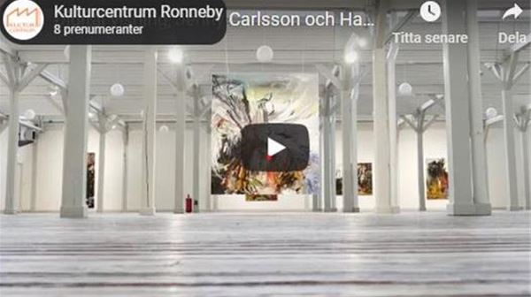  &copy; Ronneby Kulturcentrum, stora salen i konsthallen
