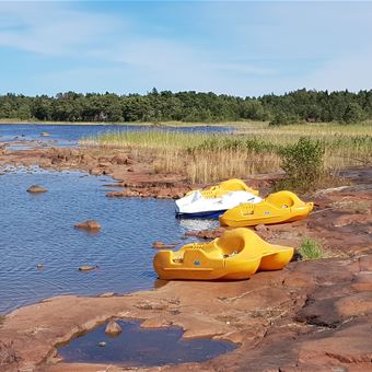 Eckerö Camping & Stugor, Mökit, Pääsaari, Ranta