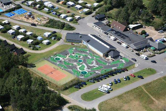 Luftbillede - Skiveren Camping