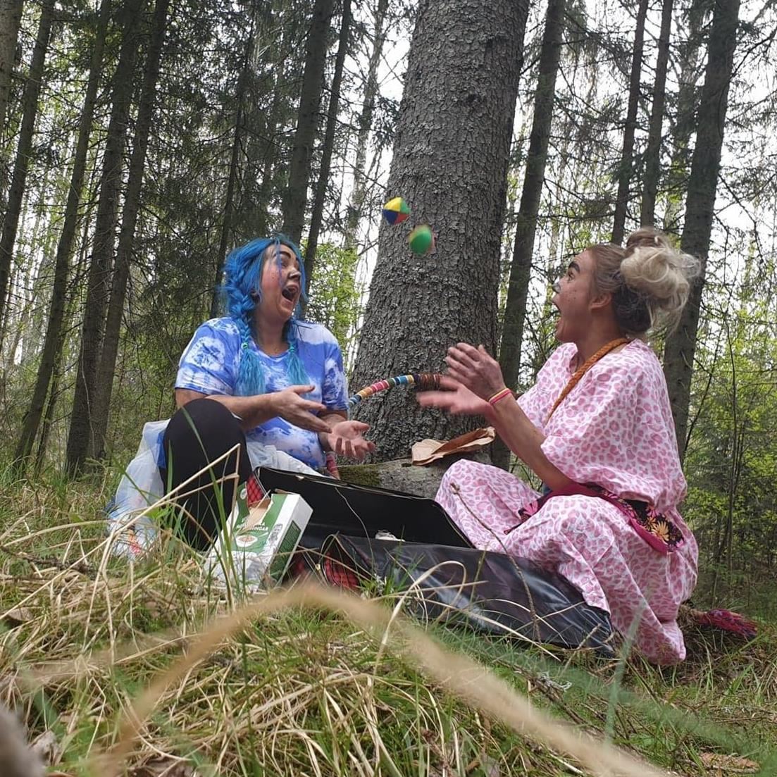 Kulturaktiviteter i naturen med kultrollen Sångla & Flossan (Från 6 år)