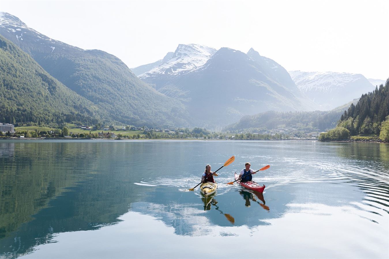 Kayaking on Lovatnet – Loen Active