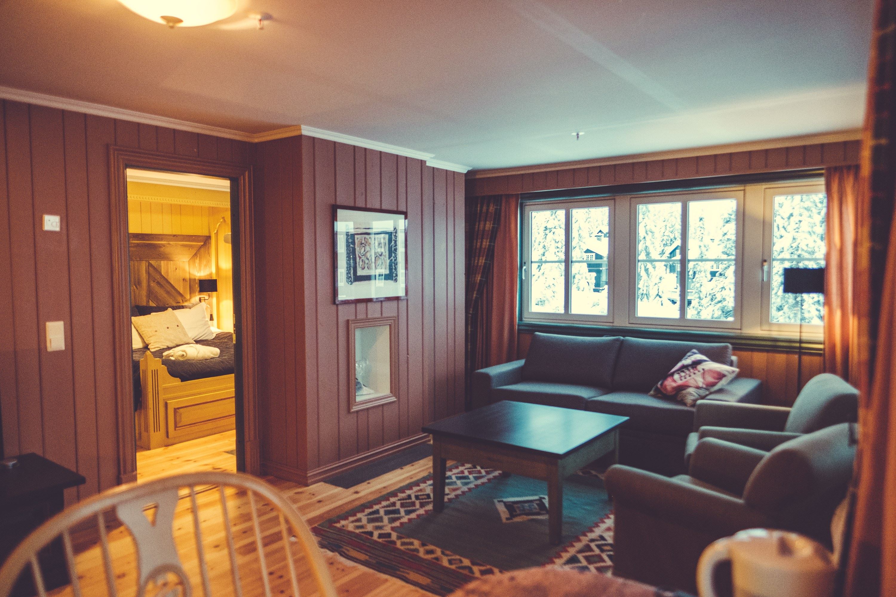 Suite med balkon og udsigt