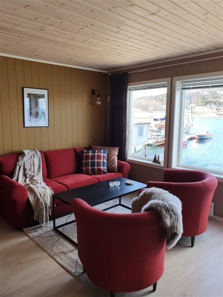  &copy; Senja Arctic Lodge, Living area with a view 