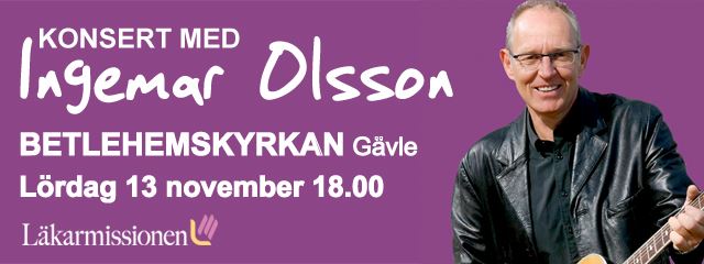 Konsert med Ingemar Olsson och Läkarmissionen