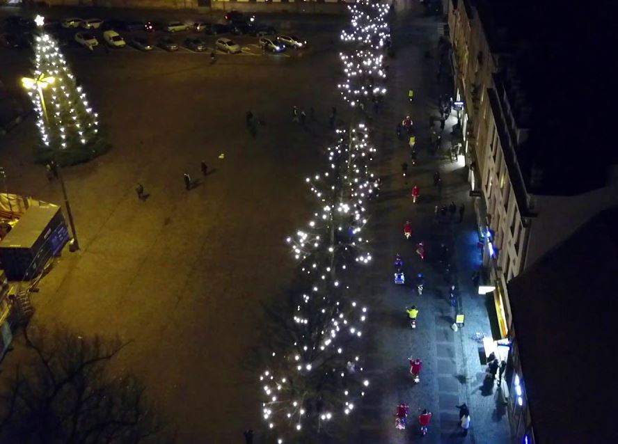  Luciakortege med Old Moppers 