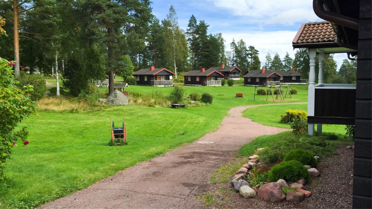 Cottages at Siljansnäs Stugby.