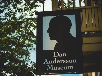 skylt med Dan Andersson museum. 
