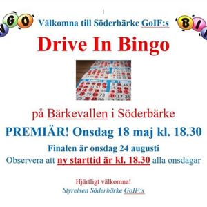  © Ami Filppu Larsson, Söderbärke GoIF:s Drive In Bingo